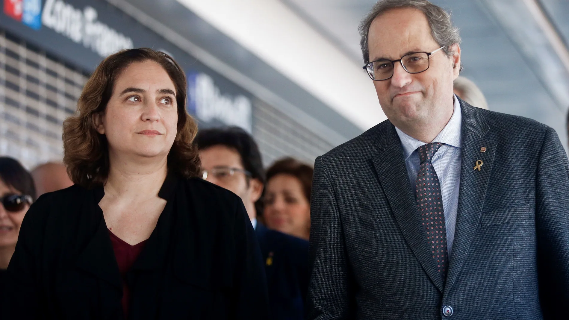 Inauguración de la estación Zona Franca de la L10 sur del metro