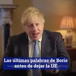 El discurso de Boris antes de dejar la UE
