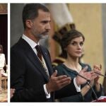 Combo de fotografías del rey Felipe VI en su proclamación en 2014