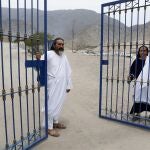 Entrada de la sede de una iglesia de la Misión Israelita del Nuevo Pacto Universal (Aeminpu),