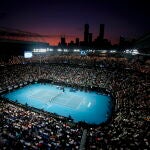 El Rod Laver Arena, abarrotado en la final Djokovic-Thiem