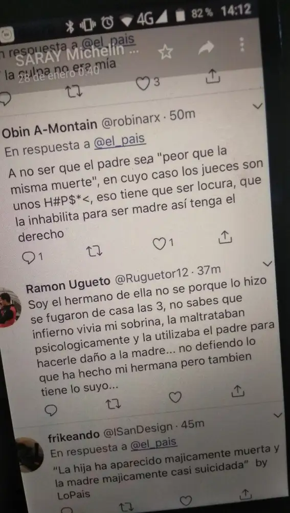 Captura de imagen de la cuenta de Twitter de Ramón Ugueto