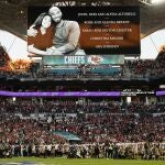 En la pasada edición de la Super Bowl, Kansas City Chiefs-San Francisco 49ers, se homenajeó a Kobe Bryant