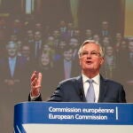 Michel Barnier, negociador jefe de la UE, presentó hoy en Bruselas las líneas maestras de la posición europea en las conversaciones con Reino Unido.