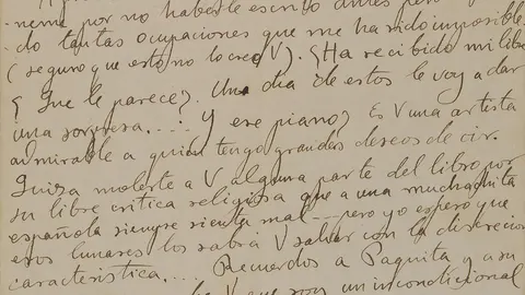 Una carta de Lorca perdida en Alemania
