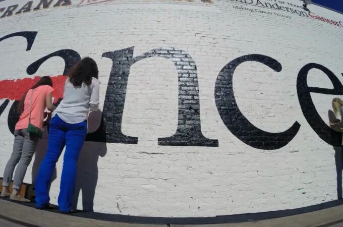 Mural contra el cáncer