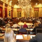 El pleno del Parlament