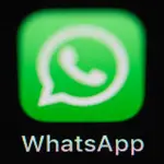 Icono de la aplicación de WhatsApp en un teléfono móvil