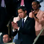 Guaidó en el Capitolio, aplaudido por demócratas y republicanos