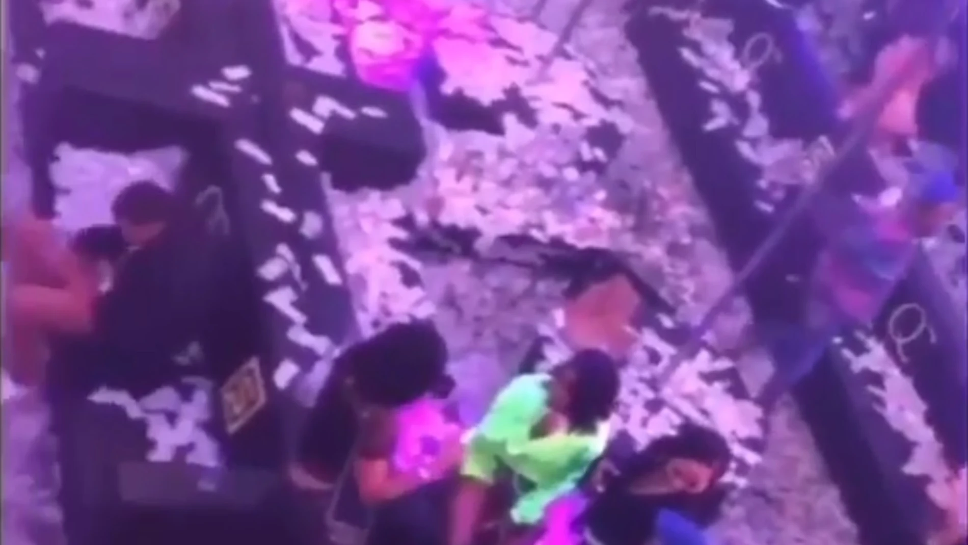 Imagen de una de las salas de striptease de Miami