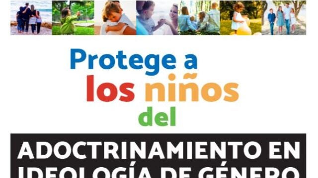 Folleto de "HazteOir" contra el pin parental