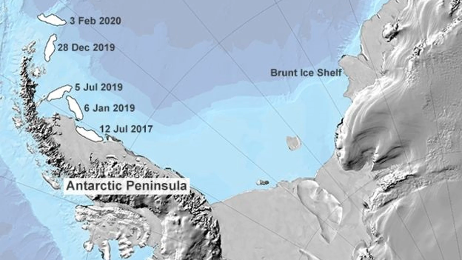 El iceberg más grande del mundo, a punto de entrar al océano abierto