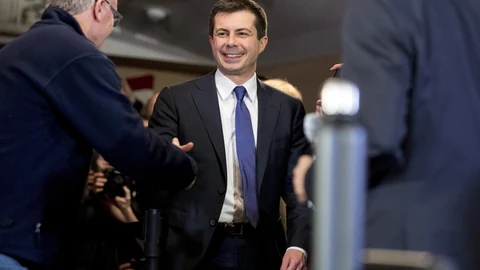 El candidato presidencial demócrata, Pete Buttigieg
