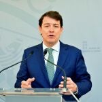 El presidente de la Junta de Castilla y León, Alfonso Fernández Mañueco