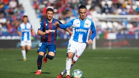 Roque Mesa con el Leganés.