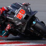 Fabio Quartararo, en el test de Sepang del año pasado, que en 2021 ya se ha cancelado