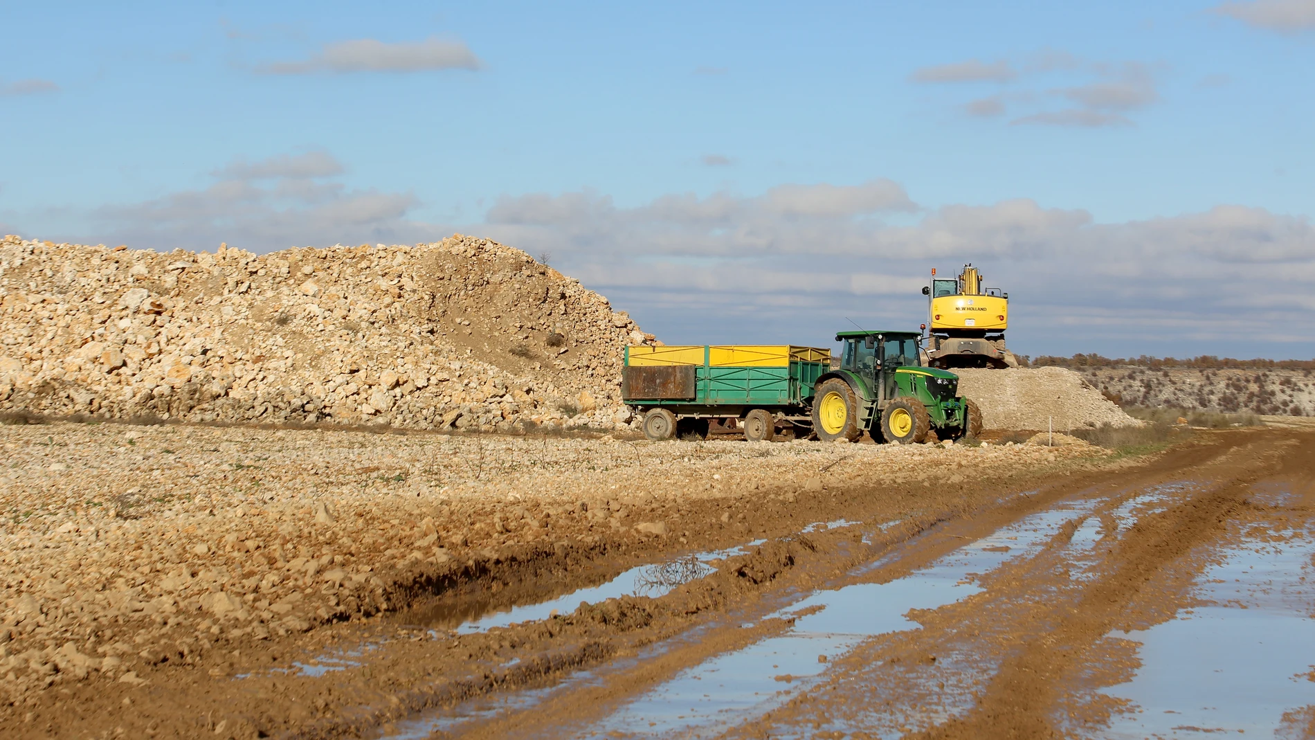 Las obras que sí comenzaron en el mes de diciembre son las relativas al tramo entre Tudela y Olivares del Duero