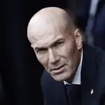 Zidane tuvo un accidente de coche yendo a Valdebebas