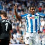 Alexander Isak con la Real Sociedad.