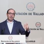 El diputado responsable del Área de Hacienda, Personal y Promoción, Víctor Alonso Monge, informa sobre la liquidación del presupuesto de 2021