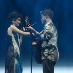 Anne y Gèrard, durante la actuación de la Gala 4 de "Operación Triunfo 2020"