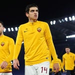 Gonzalo Villar con la Roma.