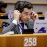 El presidente de la Junta de Andalucía, Juanma Moreno, en el Comité Europeo de las Regiones
