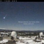 Bola de fuego captada por el observatorio de Calar AltoCALAR ALTO11/02/2020