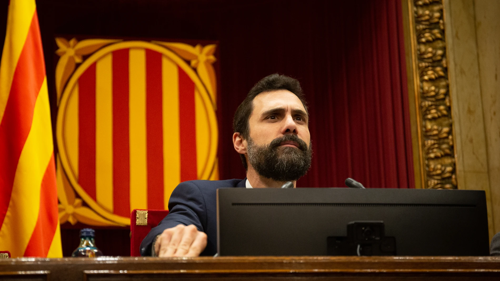 Sesión plenaria en el Parlament de Catalunya
