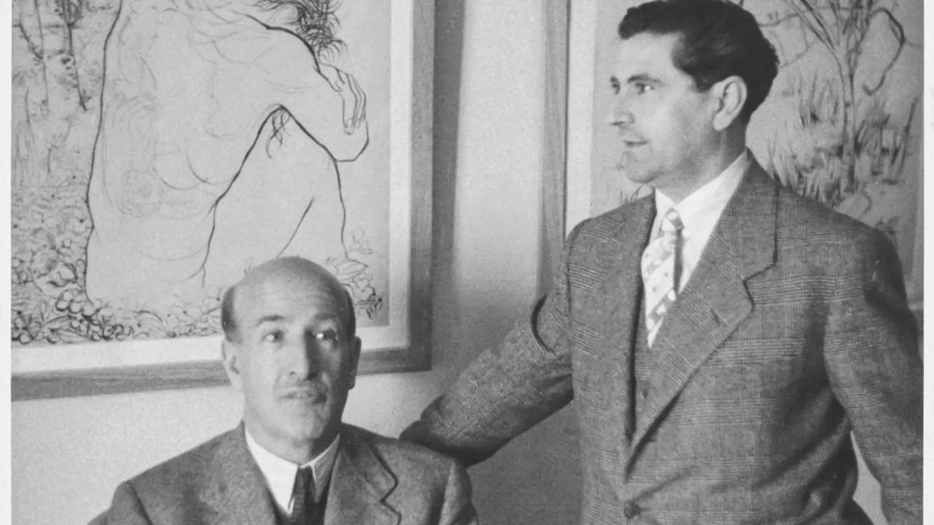 Vicente Aleixandre se carteó durante cinco décadas con el pintor Gregorio Prieto