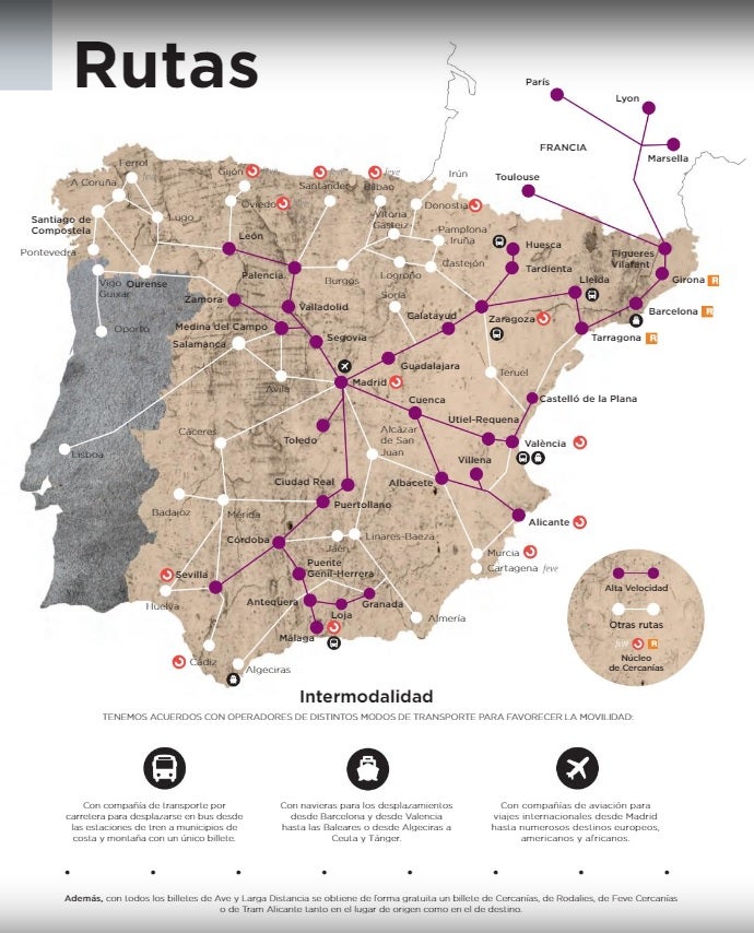 Galiza: Mapa da Renfe coloca cidade de Vigo… em Portugal! - Rádio