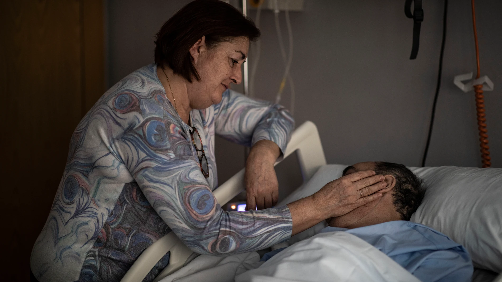 12-2-20. Madrid.Reportaje sobre cuidados paliativos en la fundación La Laguna. ©Gonzalo Pérez Mata
