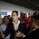 Guaidó a su llegada al aeropuerto de Caracas/EP11/02/2020 ONLY FOR USE IN SPAIN