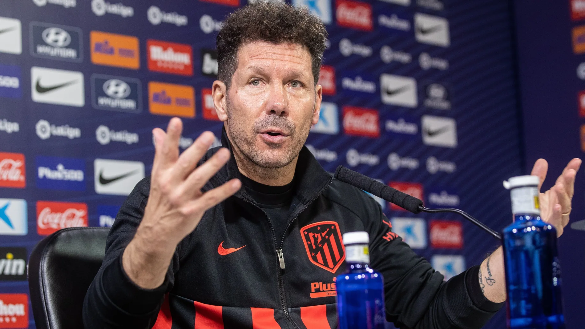 Entrenamiento del Atlético de Madrid