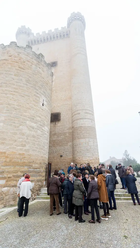20200214 - VALLADOLID: El presidente de la Diputación de Valladolid, Conrado Íscar, asiste a la jornadas de puertas abiertas que celebra el Castillo de Fuensaldaña
