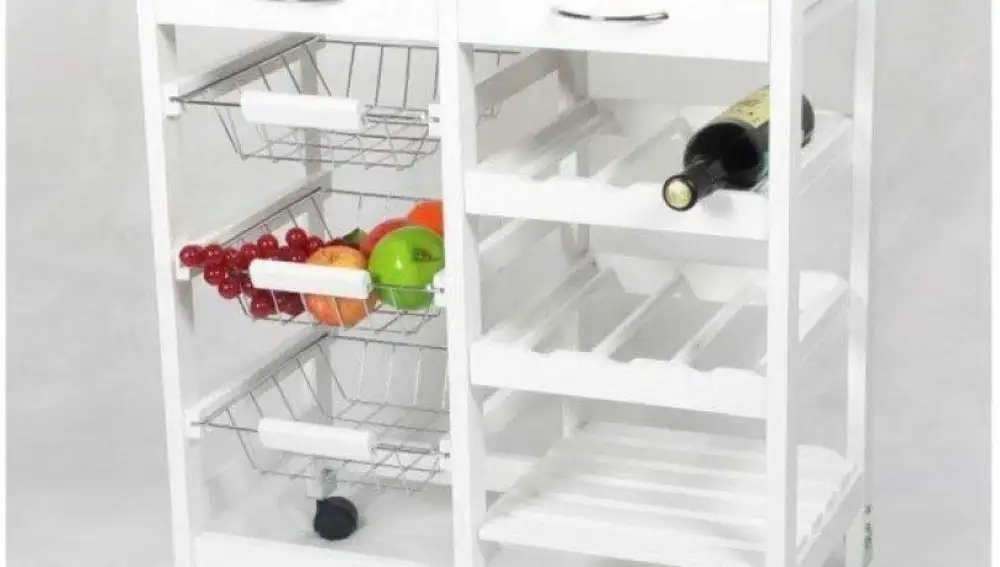 Mueble con ruedas para cocina