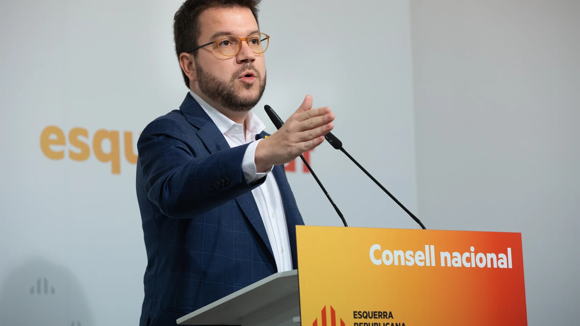 AV.- Aragonès (ERC) reclama unidad al independentismo: "Menos reproches y más trabajo"
