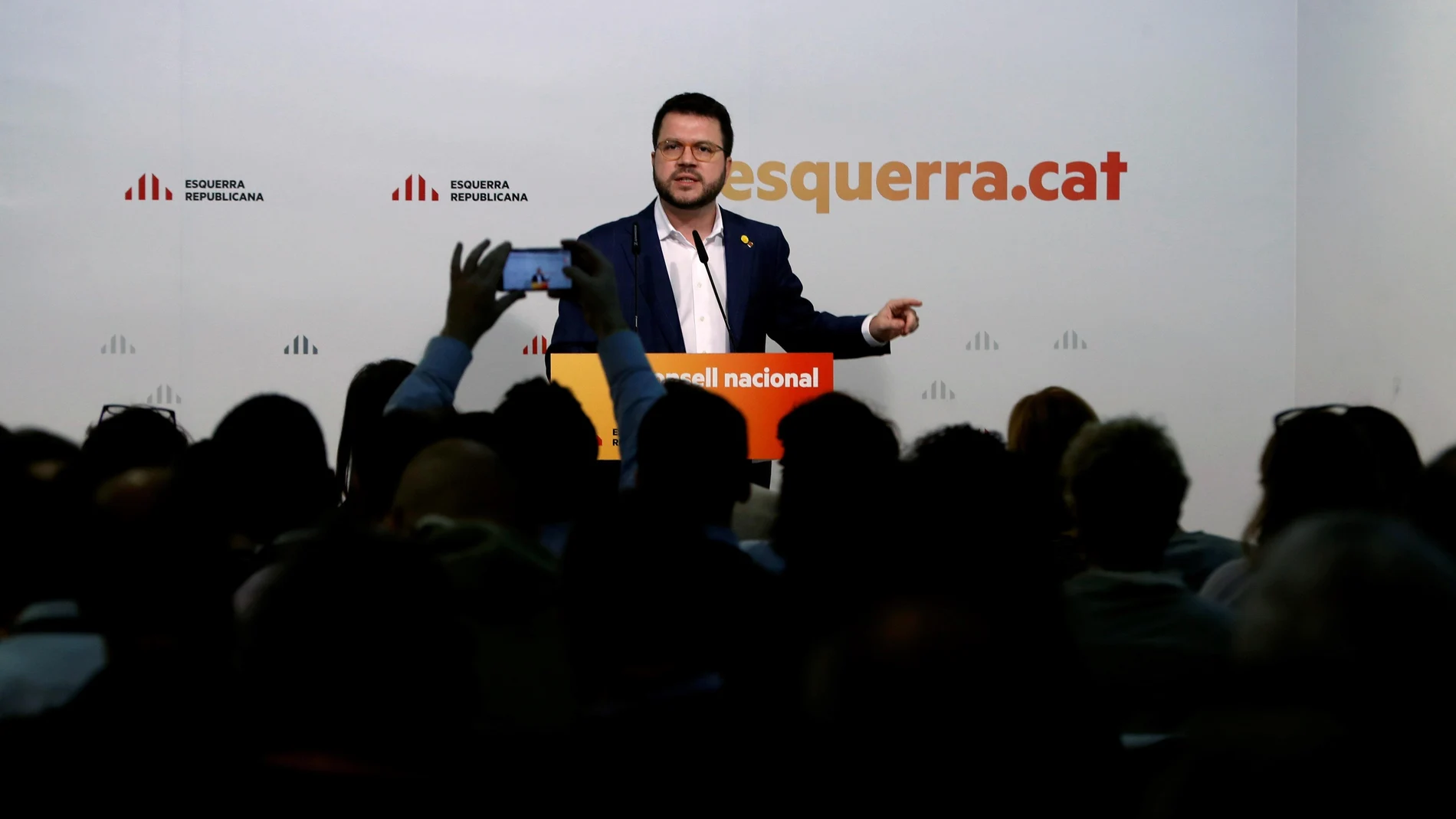 El vicepresidente de la Generalitat de Cataluña y coordinador nacional de ERC, Pere Aragonés, ha pedido unidad a las fuerzas separatistas