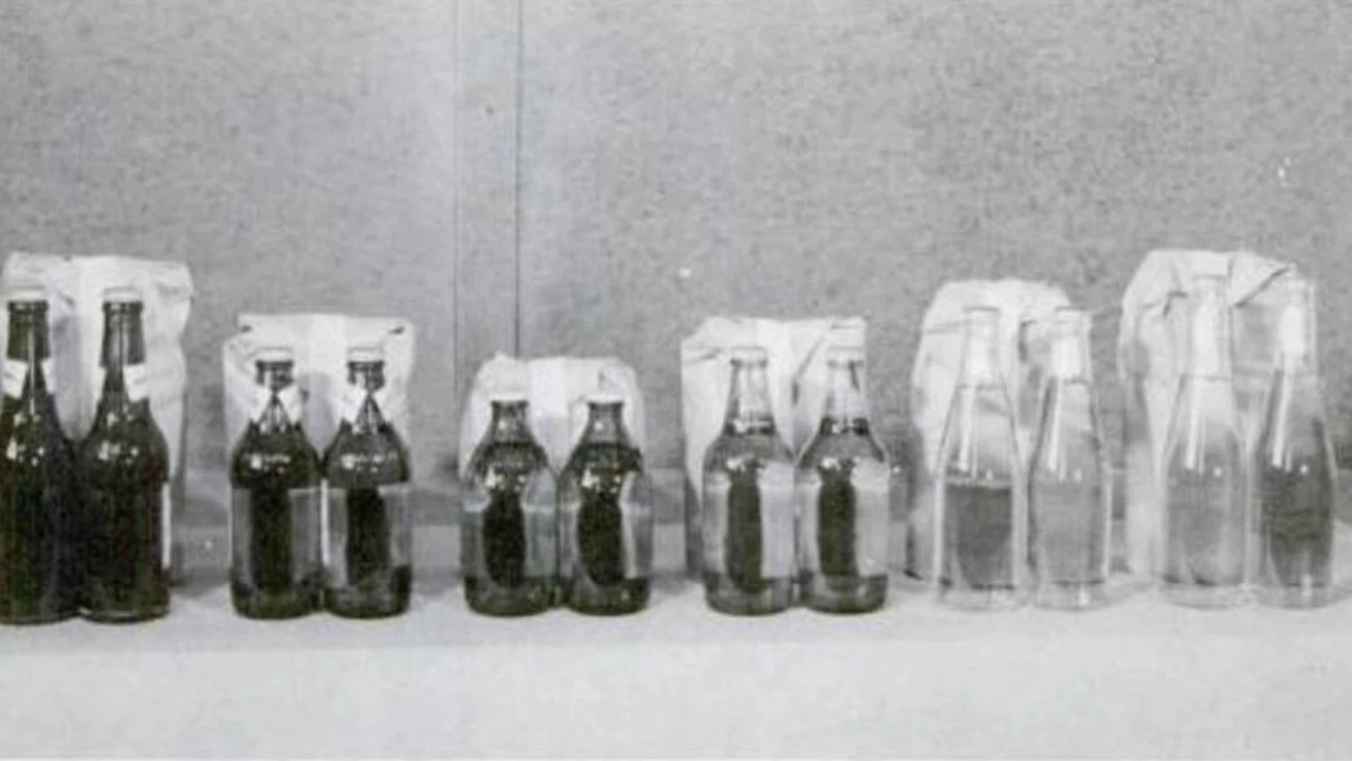 Muestras de cerveza sometidas a la radiación nuclear