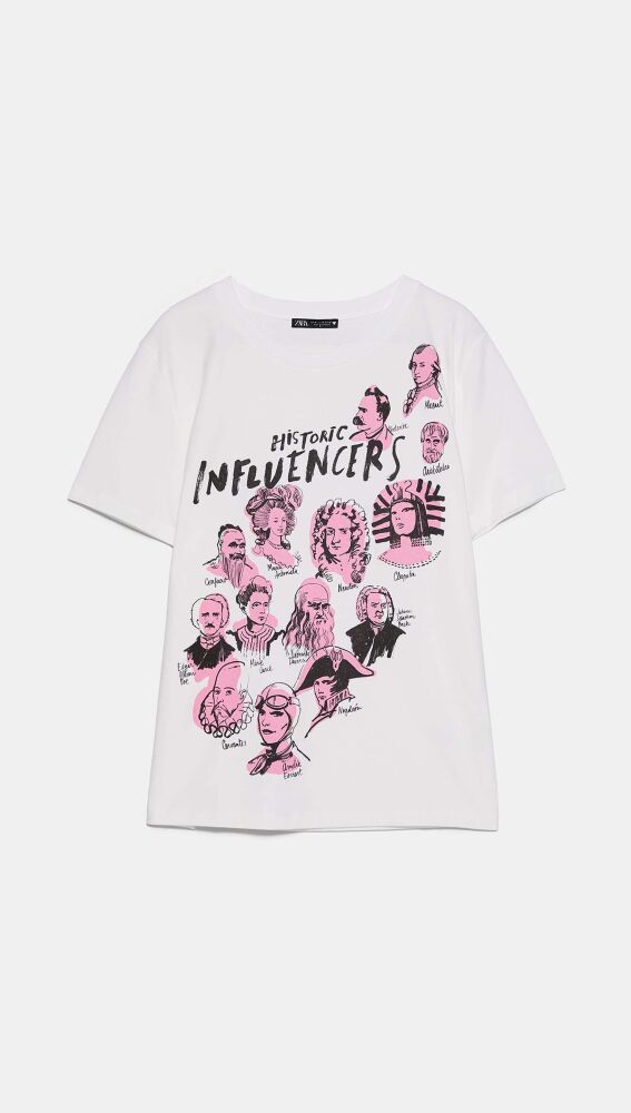 Estos son los influencers que ha elegido Zara para su camiseta