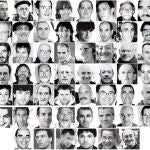 De izquierda a derecha y de arriba a abajo: Henri Parot, Jon Parot, Frederick Haramboure, Maite Pedrosa, Juan Mari Etxebarri, Francisco Múgica, José Arregui Erostarbe, Iñaki Bilbao Beascoechea, José Maria Dorronsoro, Jesús María Altable, Sergio Polo Escobés, Francisco Marqués, Ignacio Bilbao, Álvaro Arri Pascual, Ignacio Alonso, Agustín Almaraz, Ignacio Echevarría, Aitor Fresnedo, Julián Achurra Egurola, José Arizcuren Ruiz, Iranchu Gallastegui, Fernando Alonso, Andoni Murga, Juan Luis Aguirre Lete, Fernando Elejalde, Oscar Barreras, Joseba Erostegui, Jakes Esnal, Josu Arkauz Arana, Sabino Usandizaga, Ignacio Aracama Mendía, Kepa Arronategui, Idoia Martínez, Gorka Martínbez, Rufino Arriaga, Asier Ormazabal, Javier Gallaga, Ignacio Garcés, José Luis Barrios, Mikel Azurmendi Peñagaricano, Igor Martínez de Osaba, Pedro Leguina, Guillermo Merino, Miguel izpura, Miguel Arrieta, Juan Carlos Iglesias, Ignacio Armendáriz, Gorka Fraile, Urko 
