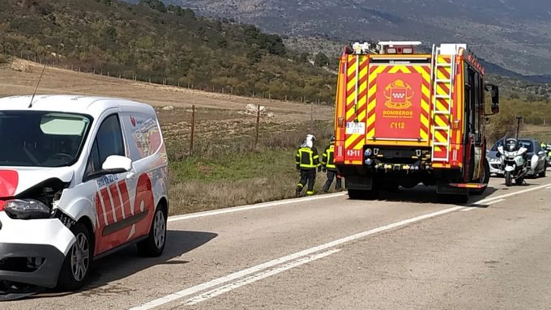 Fallece un motorista en Fresnedillas de la Oliva