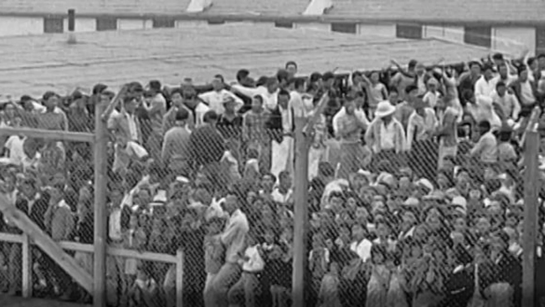Imagen de los japoneses internados en Camp Amache