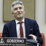 El ministro del Interior, Fernando Grande-Marlaska, en su comparecencia en la Comisión de Interior del Congreso para presentar las líneas de su Departamento