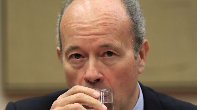 Juan Carlos Campo, Ministro de Justicia, hoy, ante Comision de Justicia del Congreso