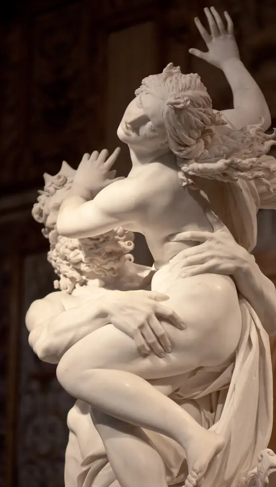 El rapto de Proserpina, una de las grandes obras de Bernini en la Galleria Borghese