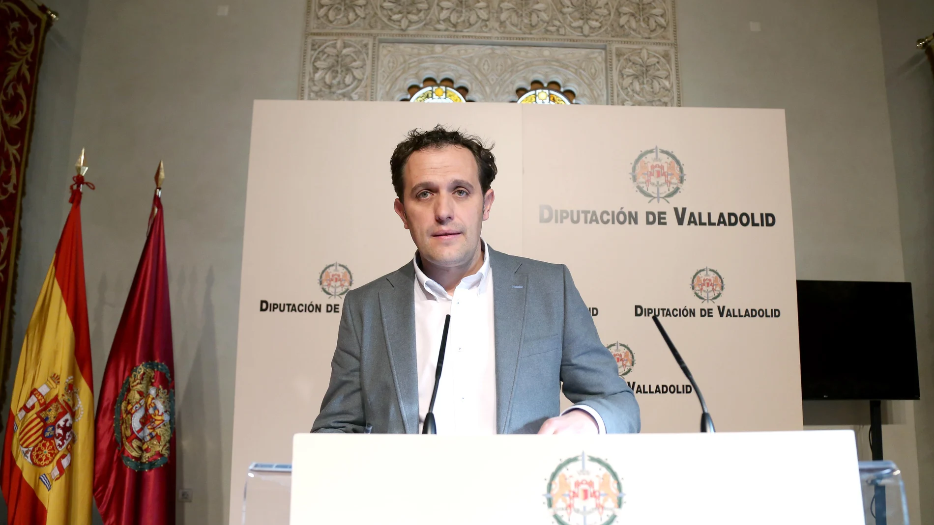 El presidente de la Diputación de Valladolid, Conrado Íscar