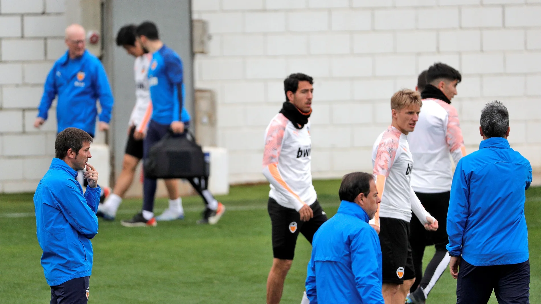 El Valencia prepara el partido de ida de octavos de final de la Liga de Campeones ante el Atalanta
