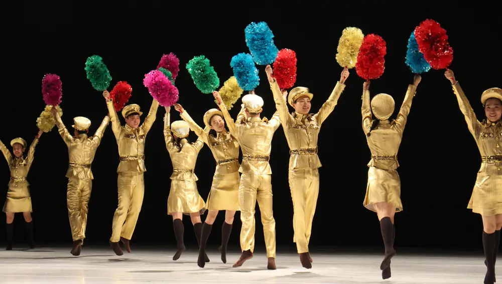 Un fragmento de la representación de Eun-Me Ahn, North Korea Dance