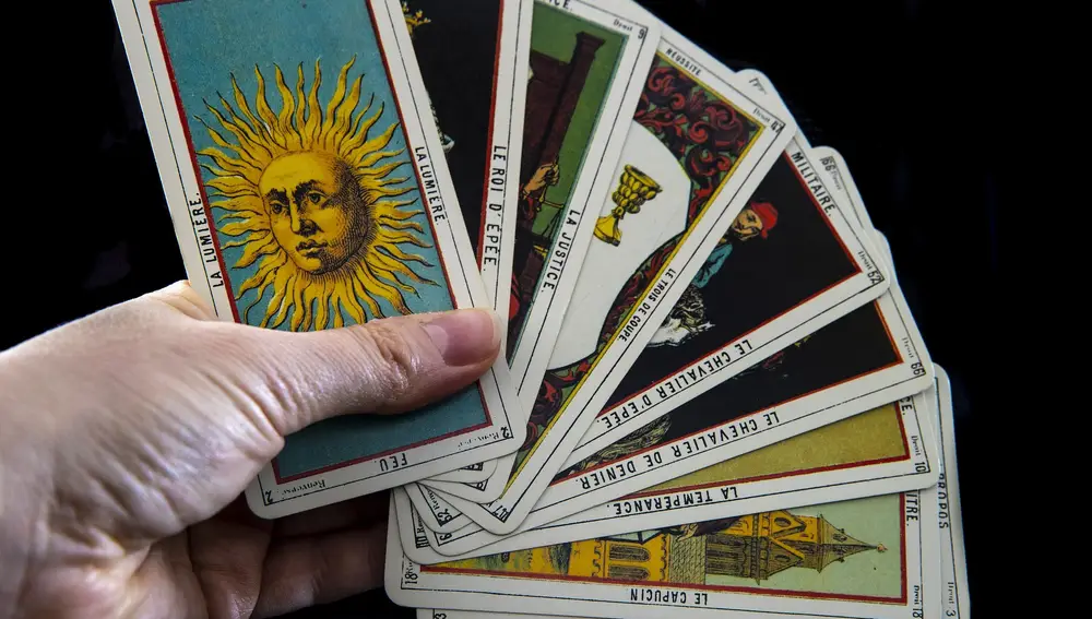 Baraja de naipes utilizada en el tarot